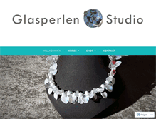 Tablet Screenshot of glasperlen-studio.at
